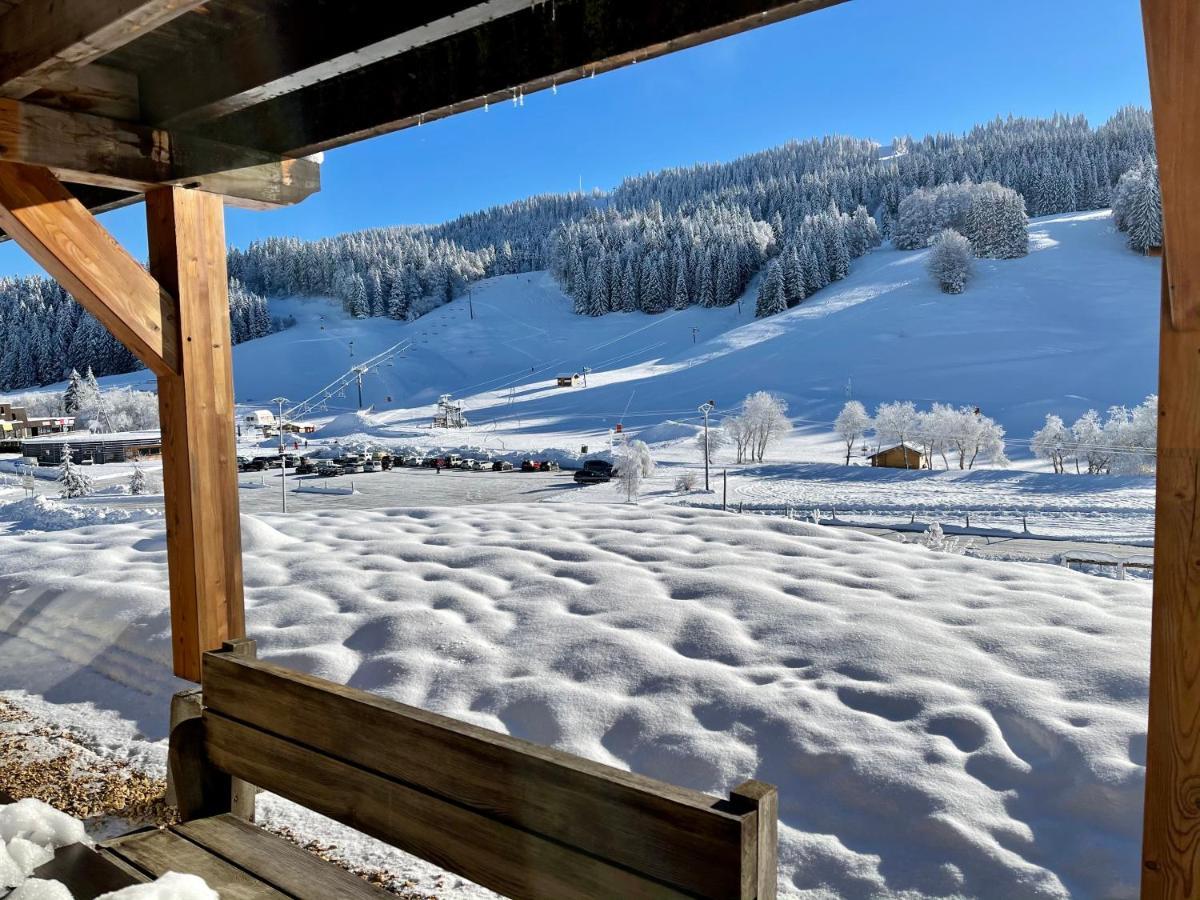 Gite Avec Terrasse Et Belle Vue - Chaletnelda Com 라무라 외부 사진