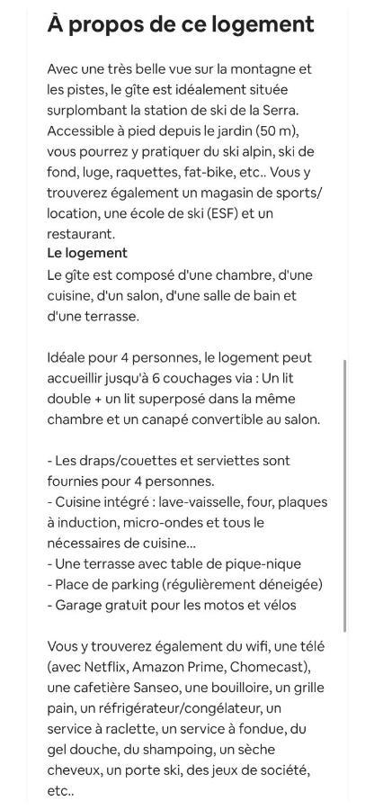 Gite Avec Terrasse Et Belle Vue - Chaletnelda Com 라무라 외부 사진